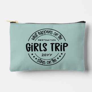 What happens on Girls Trip Girls Weekend Custom Accessory Pouch