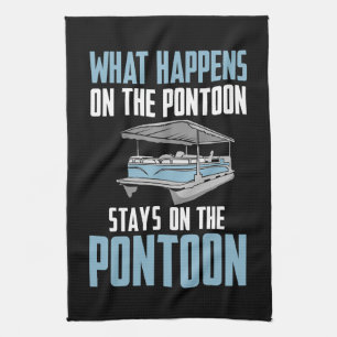What Happens On The Pontoon Kitchen Towel