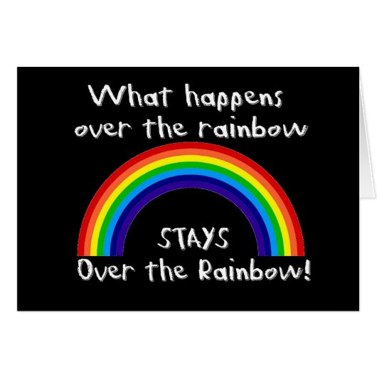 What Happens Over The Rainbow... Cards (Front Horizontal)