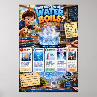 What Happens When Water Boils Poster