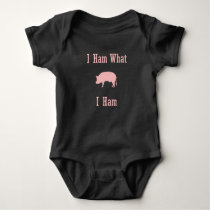 What I Ham Pig Lover Baby Outfit Baby Bodysuit