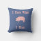 What I Ham Pig Lover Decorative Pillow