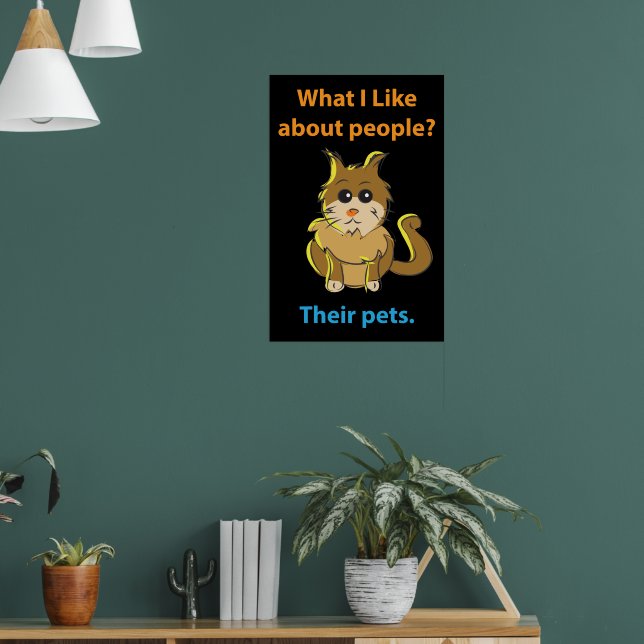 What I Like about People Poster (Living Room 1)