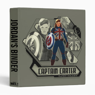 What If…?   Captain Carter Super Soldier 3 Ring Binder
