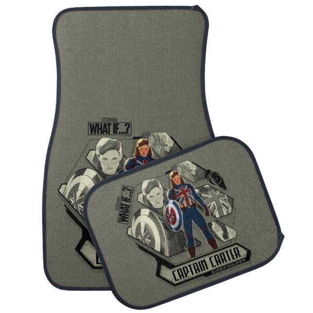 What If…? | Captain Carter Super Soldier Car Floor Mat (Set)