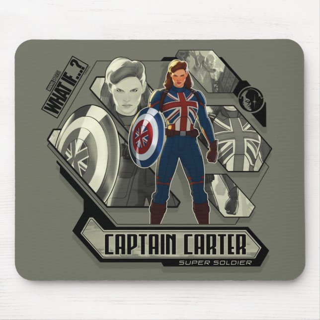 What If…? | Captain Carter Super Soldier Mouse Pad (Front)