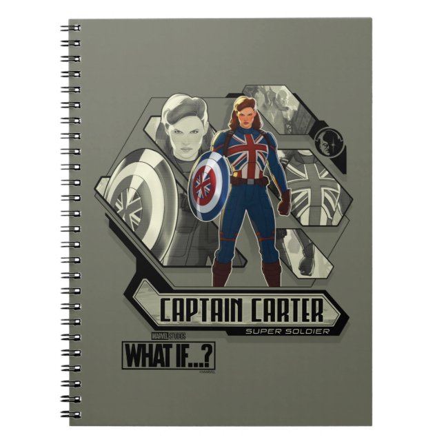 What If…? | Captain Carter Super Soldier Notebook (Front)