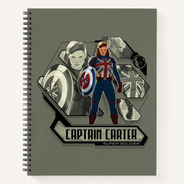 What If…? | Captain Carter Super Soldier Notebook (Front)