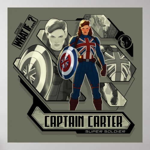What If  Captain Carter Super Soldier Poster
