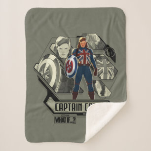 What If…?   Captain Carter Super Soldier Sherpa Blanket