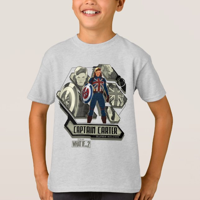 What If…? | Captain Carter Super Soldier T-Shirt (Front)