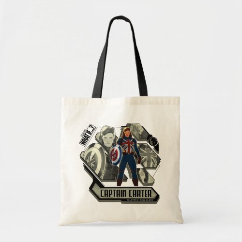 What If  Captain Carter Super Soldier Tote Bag
