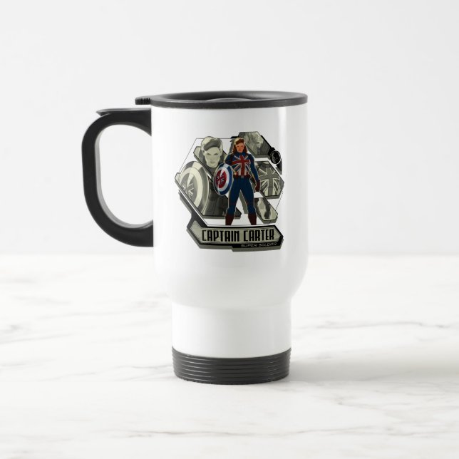 What If…? | Captain Carter Super Soldier Travel Mug (Left)