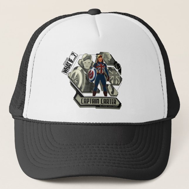 What If…? | Captain Carter Super Soldier Trucker Hat (Front)