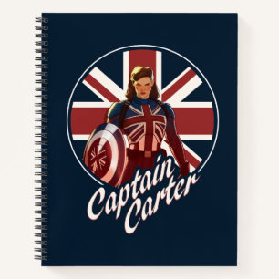 What If…?   Captain Carter Union Jack Notebook