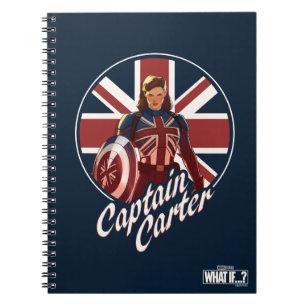 What If…?   Captain Carter Union Jack Notebook