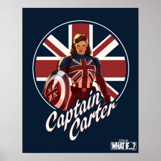 What If…? | Captain Carter Union Jack Poster