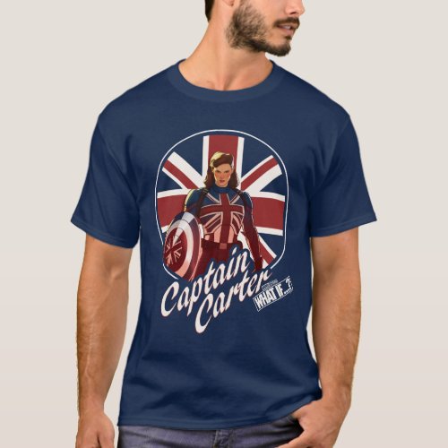 What If  Captain Carter Union Jack T_Shirt