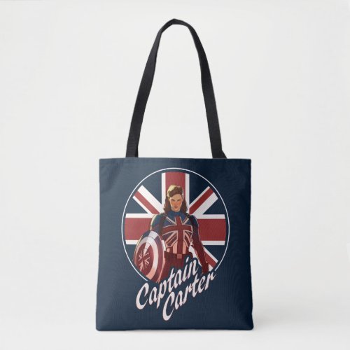 What If  Captain Carter Union Jack Tote Bag