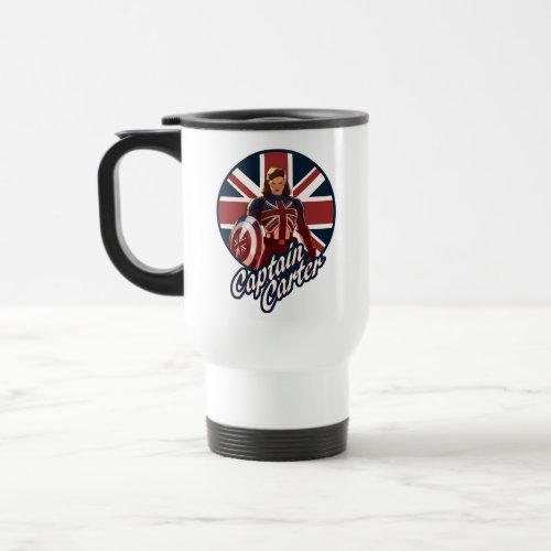 What If  Captain Carter Union Jack Travel Mug