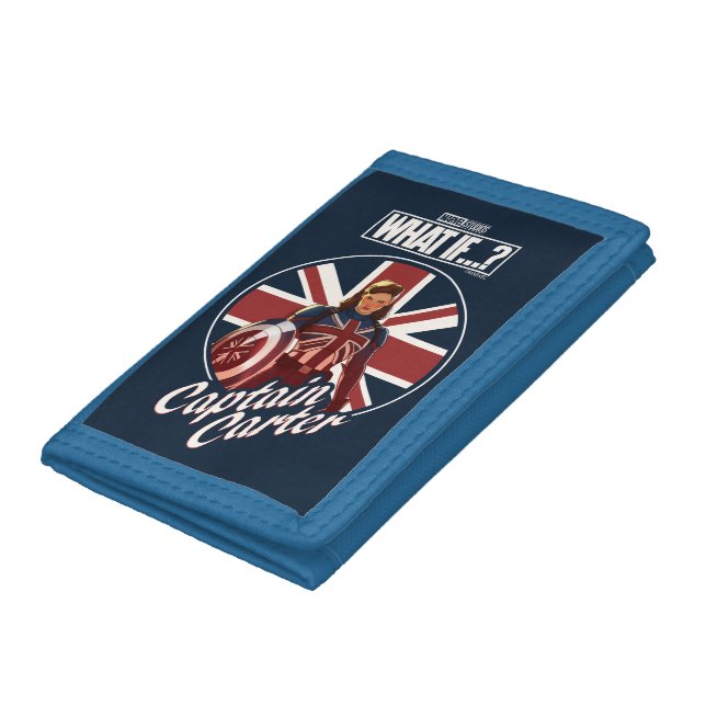 What If…? | Captain Carter Union Jack Trifold Wallet (Bottom)