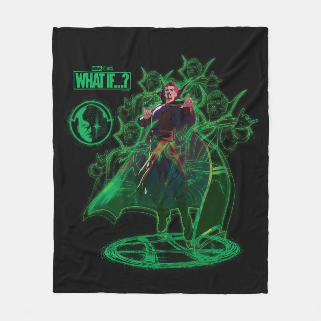 What If…? | Doctor Strange Astral Projections Fleece Blanket (Front)