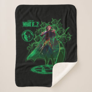 What If…?   Doctor Strange Astral Projections Sherpa Blanket