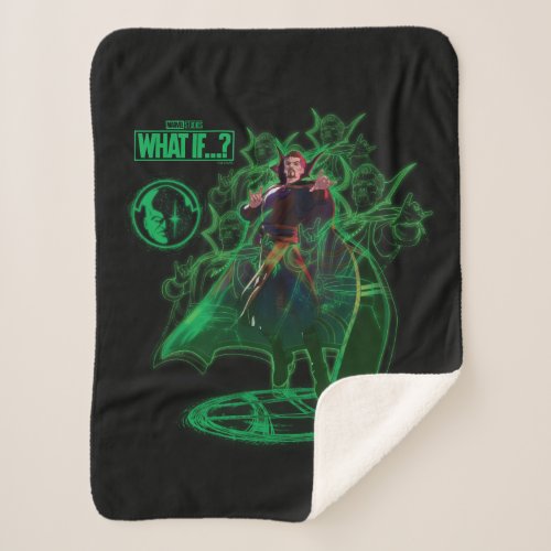 What If  Doctor Strange Astral Projections Sherpa Blanket
