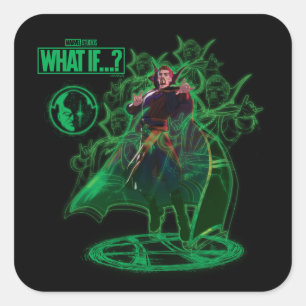 What If…?   Doctor Strange Astral Projections Square Sticker