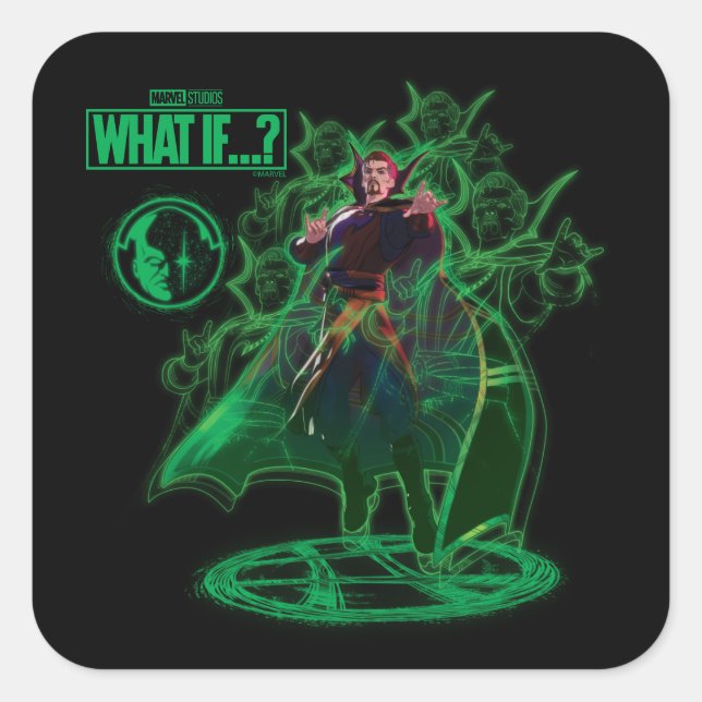 What If…? | Doctor Strange Astral Projections Square Sticker (Front)
