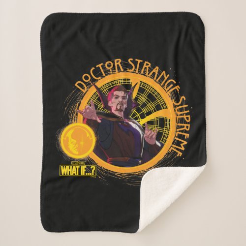 What Ifâ  Doctor Strange Supreme Sherpa Blanket