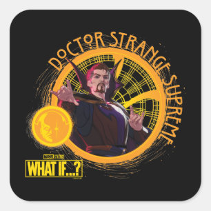 What If…?   Doctor Strange Supreme Square Sticker