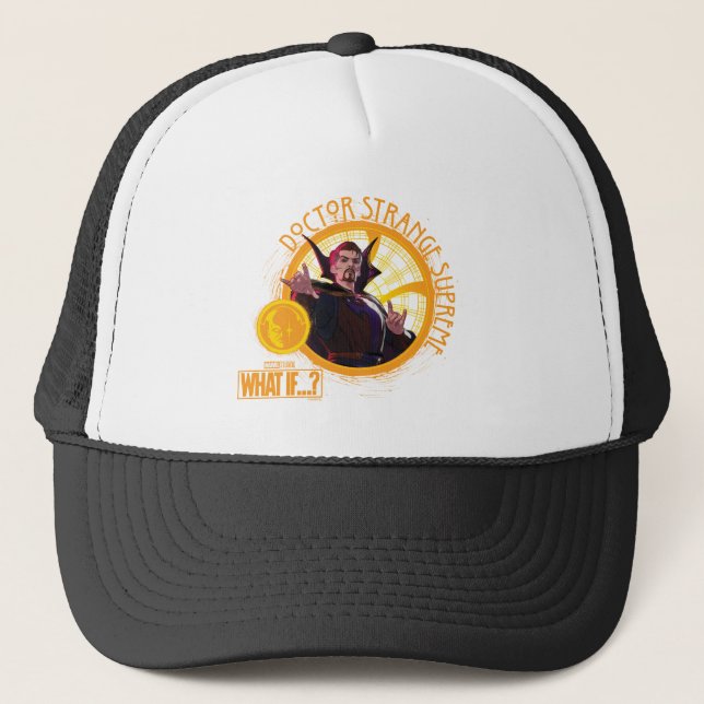 What If…? | Doctor Strange Supreme Trucker Hat (Front)