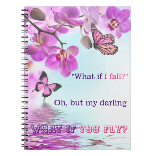 What if i fall notebook fancy