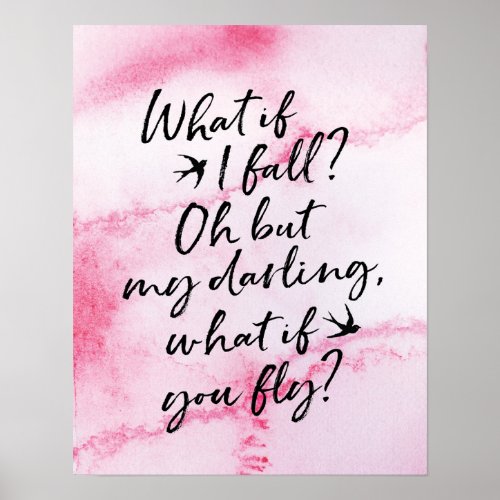 What if I fall Oh but my darling what if you fly Poster