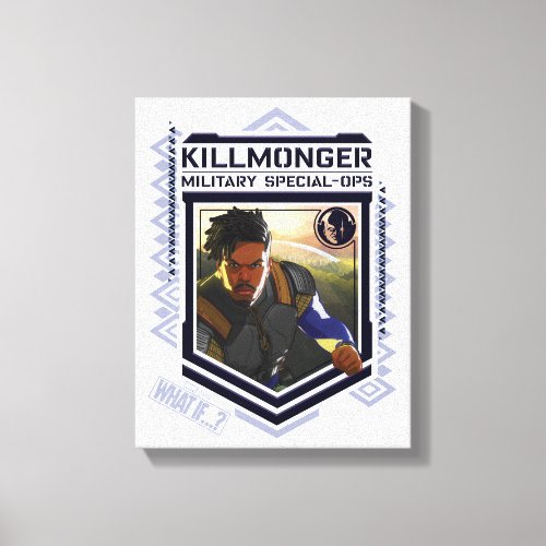 What If  Killmonger Military Special_Ops Canvas Print