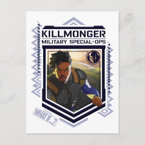 What If  Killmonger Military Special_Ops Postcard