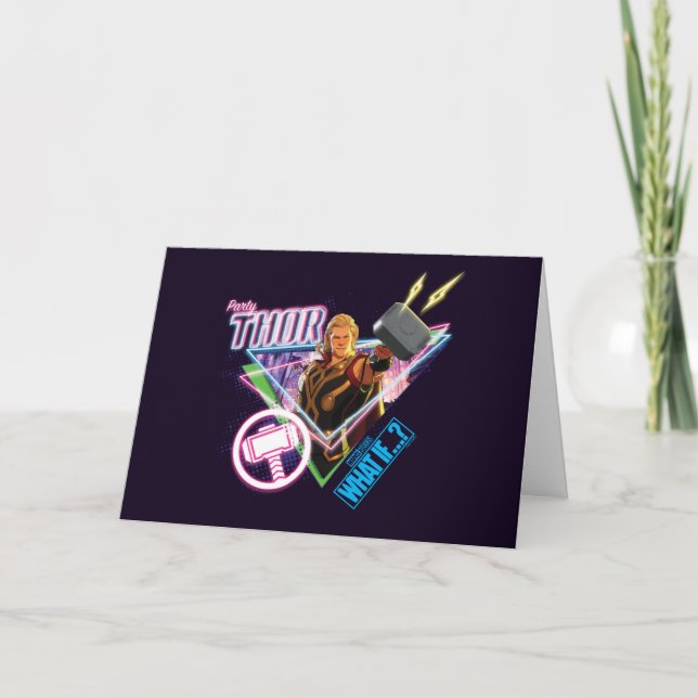 What If…? | Party Thor Neon Graphic Card (Front)