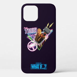 What If…?   Party Thor Neon Graphic iPhone 12 Case