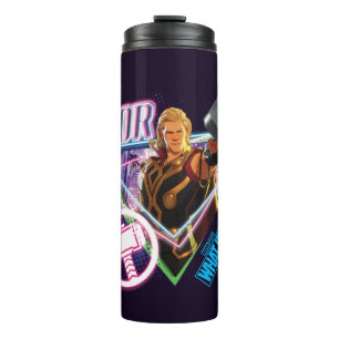 What If…? Party Thor Neon Graphic Thermal Tumbler