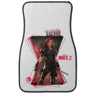 What If…?   Post-Apocalyptic Black Widow Hourglass Car Floor Mat