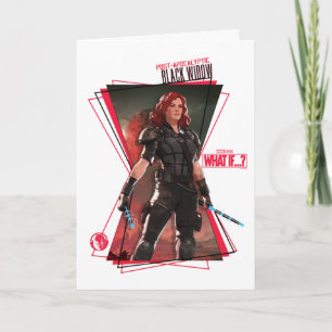 What If…?   Post-Apocalyptic Black Widow Hourglass Card