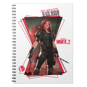 What If…?   Post-Apocalyptic Black Widow Hourglass Notebook