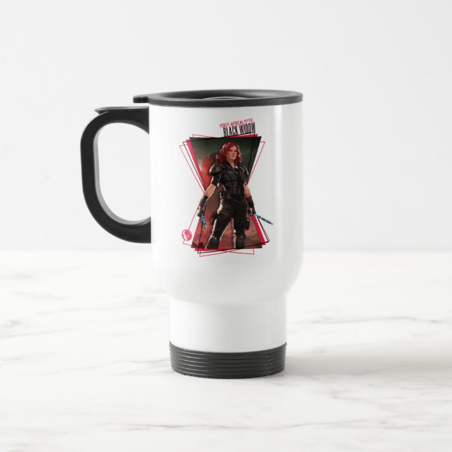 What If…? | Post-Apocalyptic Black Widow Hourglass Travel Mug (Left)