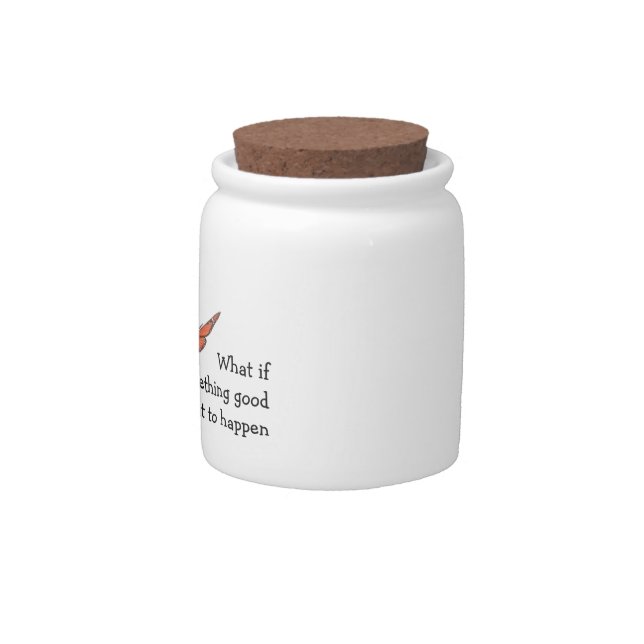 What if Something Good Candy Jar (Front)