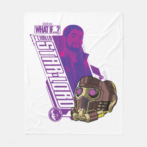 What Ifâ  TChalla Star_Lord Character Graphic Fleece Blanket