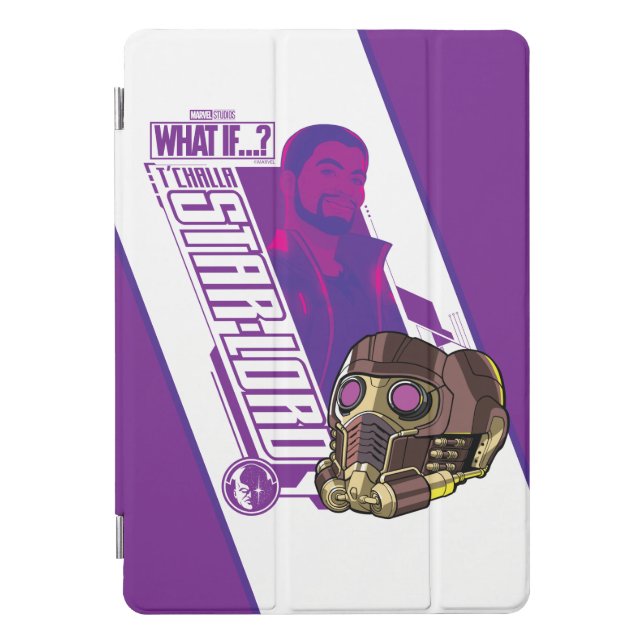What If…? | T'Challa Star-Lord Character Graphic iPad Pro Cover (Front)