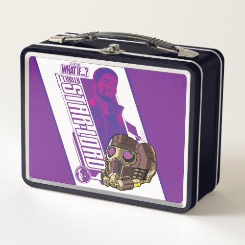 What Ifâ  TChalla Star_Lord Character Graphic Metal Lunch Box