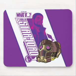 What If…?   T'Challa Star-Lord Character Graphic Mouse Pad