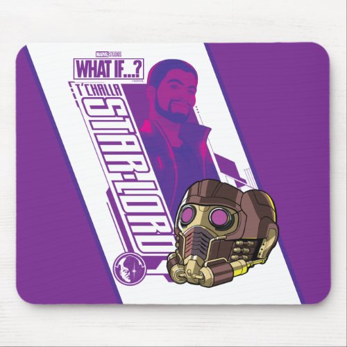 What If  TChalla Star_Lord Character Graphic Mouse Pad